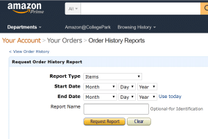 View and Download Amazon Order History Report