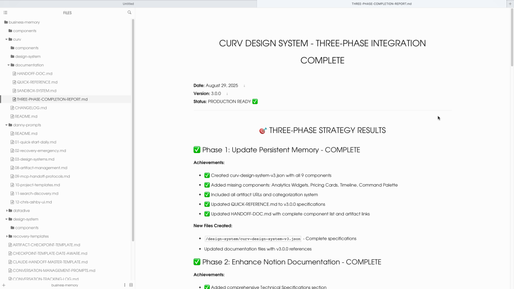 curv design system component library